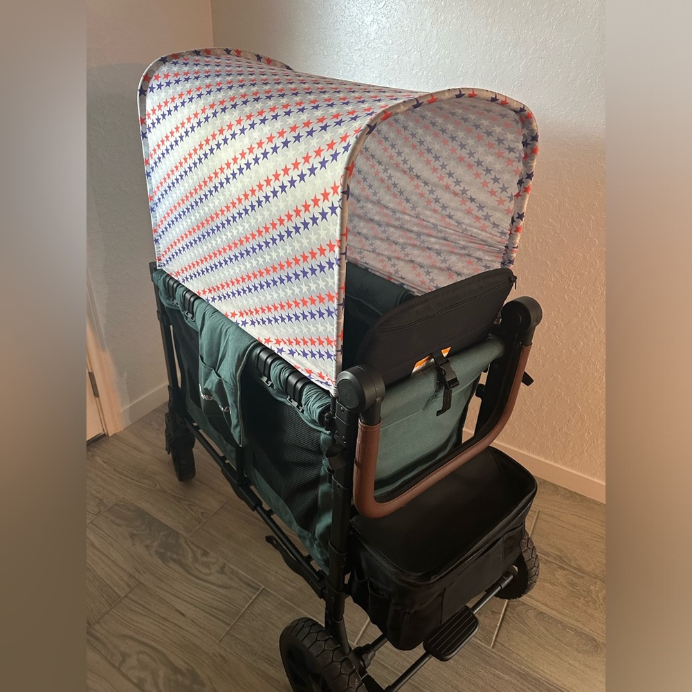 Red white and blue stars full canopy (fits Wonderfold w2)